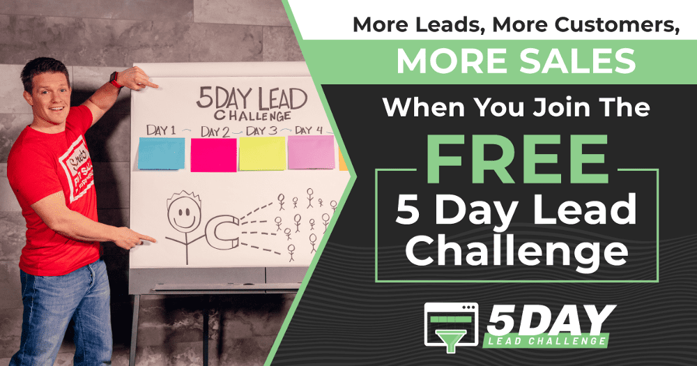 Invitation to the Free 5 Day Lead Challenge.  Mabye this is you Creating your Path